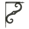 Wall Bracket AMIG 2-8 202 Shelves Black Steel (20 x 15 cm)