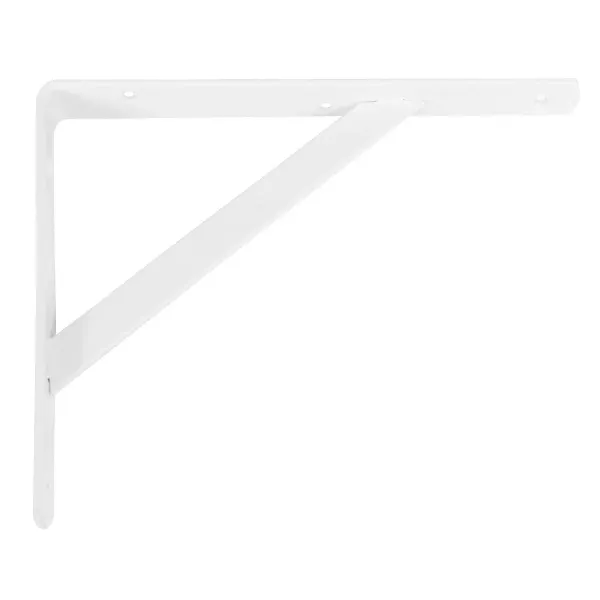 Wall Bracket AMIG 9-5776 Shelves Steel White (50 x 32,5 cm)