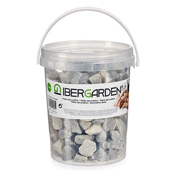 Decorative Stones 1,5 Kg Light grey (8 Units)