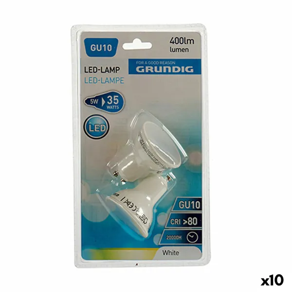 LED lamp Grundig 6400 K White 5 W GU10 400 lm (5 x 6 x 5 cm) (10Units)