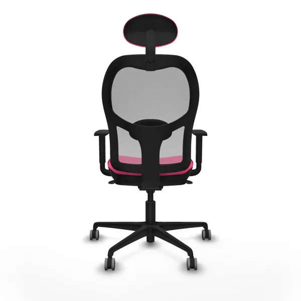 Biroja krēsls Piqueras y Crespo 1D036G1 Rozā