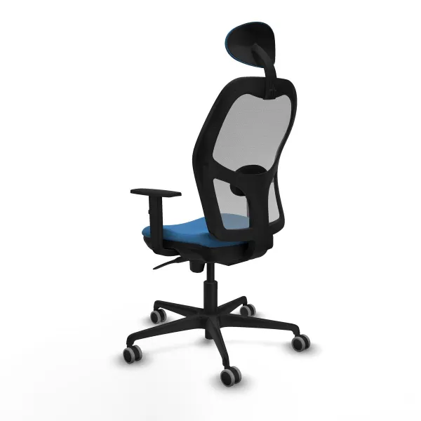 Office Chair with Headrest Jorquera Piqueras y Crespo 1D036G1 Light Blue