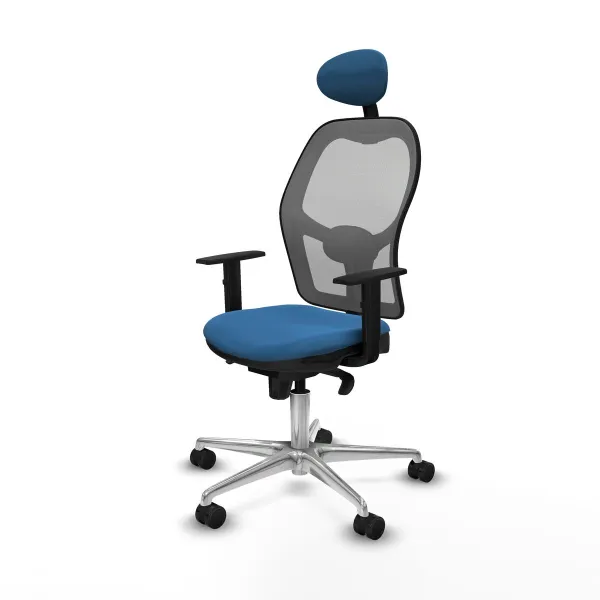 Office Chair with Headrest Jorquera Piqueras y Crespo 1D086N1 Light Blue