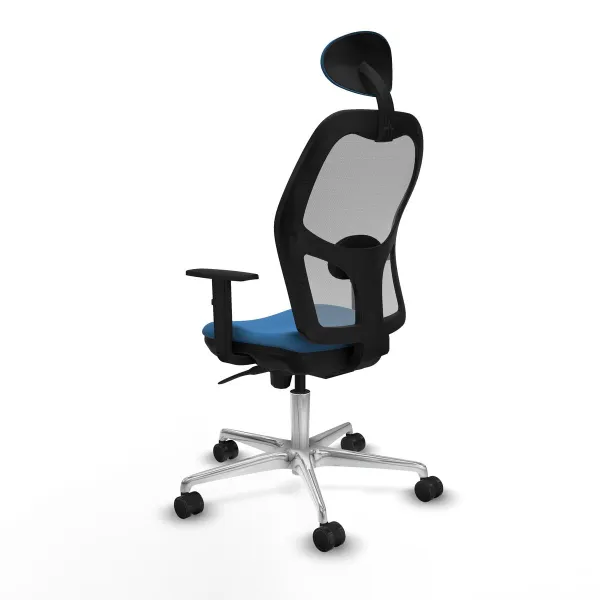 Office Chair with Headrest Jorquera Piqueras y Crespo 1D086N1 Light Blue