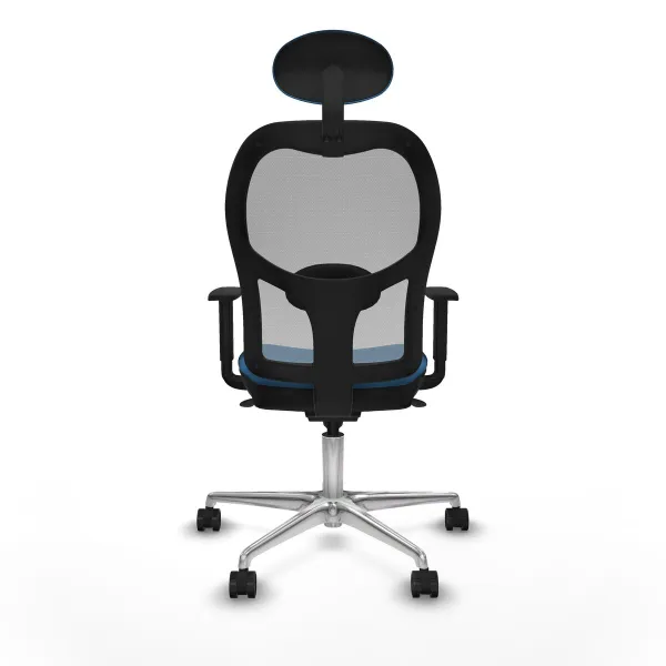 Office Chair with Headrest Jorquera Piqueras y Crespo 1D086N1 Light Blue
