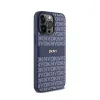 DKNY Leather Mono Stripe & Metal Logo - Case for iPhone 15 Pro Max (blue)