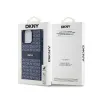 DKNY Leather Mono Stripe & Metal Logo - Case for iPhone 15 Pro Max (blue)