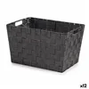 Basket Black Cloth 25 x 20 x 35 cm (12 Units)