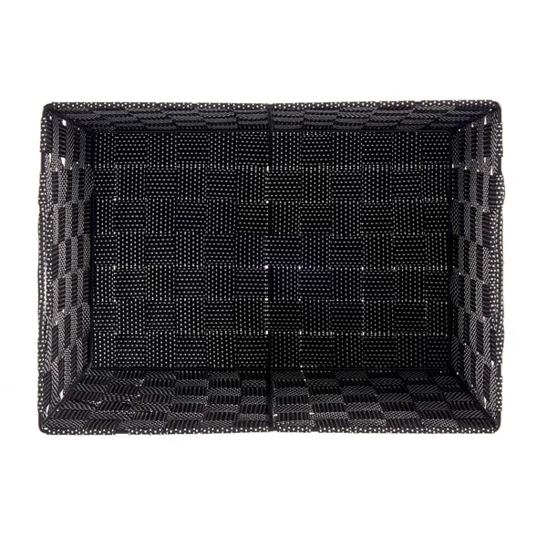 Basket Black Cloth 25 x 20 x 35 cm (12 Units)