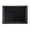 Basket Black Cloth 25 x 20 x 35 cm (12 Units)