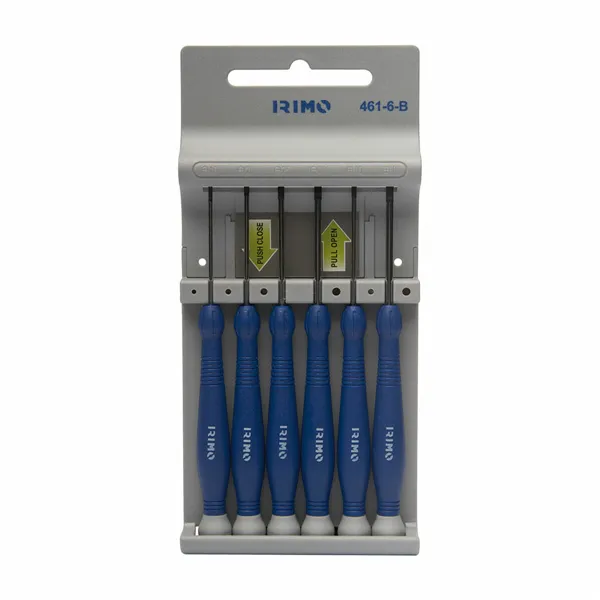 Screwdriver Set Irimo 461-6-b PH0-PH00-PH000 1,6-2-2,5-3 mm Screwdriver Set