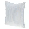 Cushion DKD Home Decor Stripes Blue White 45 x 15 x 45 cm Mediterranean