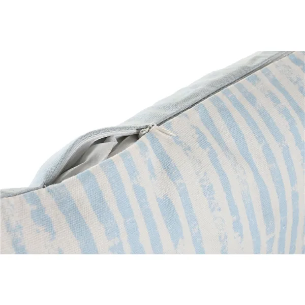 Cushion DKD Home Decor 50 x 15 x 30 cm Stripes Blue White Mediterranean