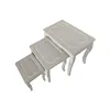 Set of 3 tables DKD Home Decor White 53 x 35 x 47 cm