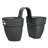 Plant pot Elho Vibia Campana Twin 38,4 x 20,5 x 26,5 cm Anthracite