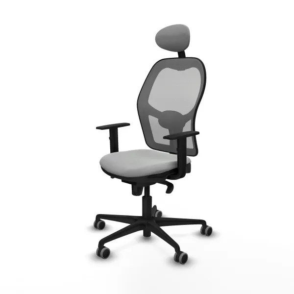 Office Chair with Headrest Jorquera Piqueras y Crespo 1D036G1 Light grey