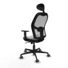 Office Chair with Headrest Jorquera Piqueras y Crespo 1D036G1 Light grey