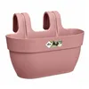 Plant pot Elho Vibia Campana Easy Hanger Medium 24,1 x 36 x 26,5 cm Pink 24 x 36 x 26,5 cm Rectangular Plastic