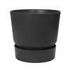 Plant pot Elho Greenville Ø 24,48 cm Black Plastic