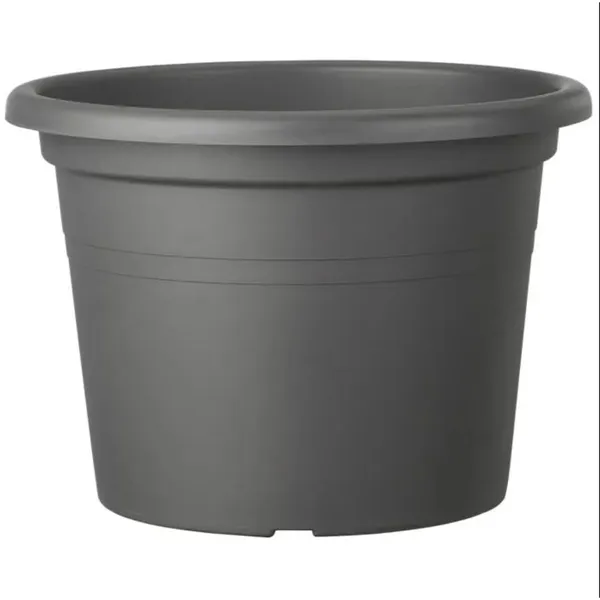 Plant pot Deroma Cylinder Anthracite Injected Circular Ø 50 cm 50 x 35 cm