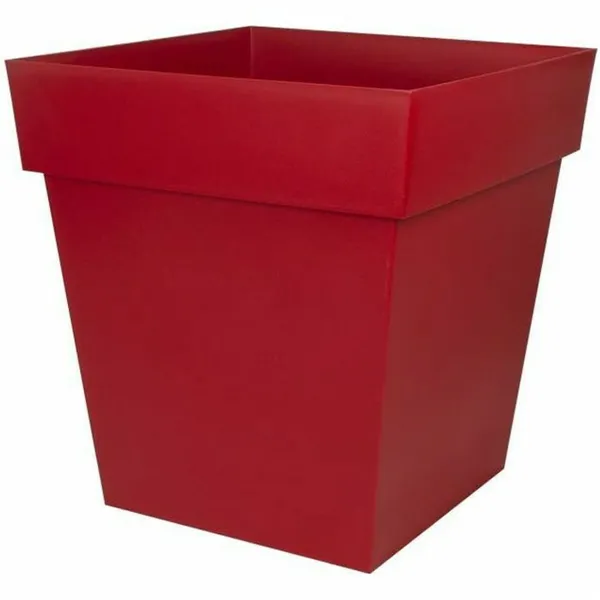 Plant pot EDA Tuscan Red Squared Ø 50 cm