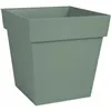 Plant pot EDA Tuscany Green Plastic Squared 32 x 32 x 32 cm