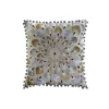 Cushion DKD Home Decor 40 x 15 x 40 cm Beige Blue