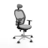 Office Chair with Headrest Jorquera Piqueras y Crespo 1D086G1 Light grey