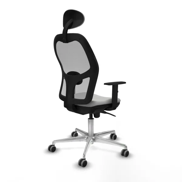 Office Chair with Headrest Jorquera Piqueras y Crespo 1D086G1 Light grey