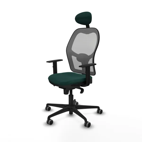 Office Chair with Headrest Jorquera Piqueras y Crespo 1D036G1 Green