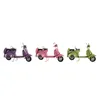 Decorative Figure DKD Home Decor 26 x 10 x 17 cm Pink Lilac Motorbike Green Vintage (3 Pieces)