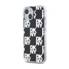 DKNY IML Checkered Mono Pattern - Case for iPhone 15 Plus / 14 Plus (Black)