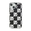DKNY IML Checkered Mono Pattern - Case for iPhone 15 Plus / 14 Plus (Black)