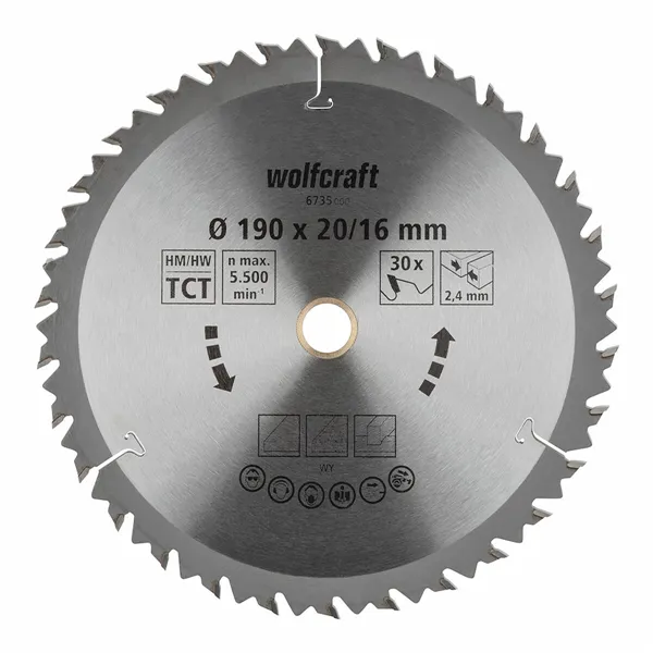 Cutting disc Wolfcraft 6735000