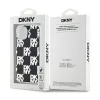 DKNY IML Checkered Mono Pattern - Case for iPhone 15 Plus / 14 Plus (Black)