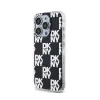 DKNY IML Checkered Mono Pattern - Case for iPhone 15 Pro Max (Black)