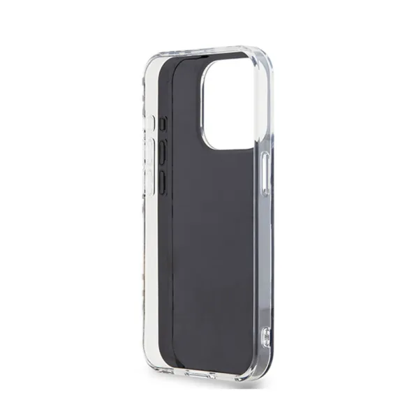 DKNY IML Checkered Mono Pattern - Case for iPhone 15 Pro Max (Black)