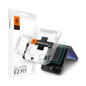 Spigen Glas.TR EZ Fit 2-Pack - Tempered glass for Samsung Galaxy Z Flip 6 / 7 FE (2 pieces)