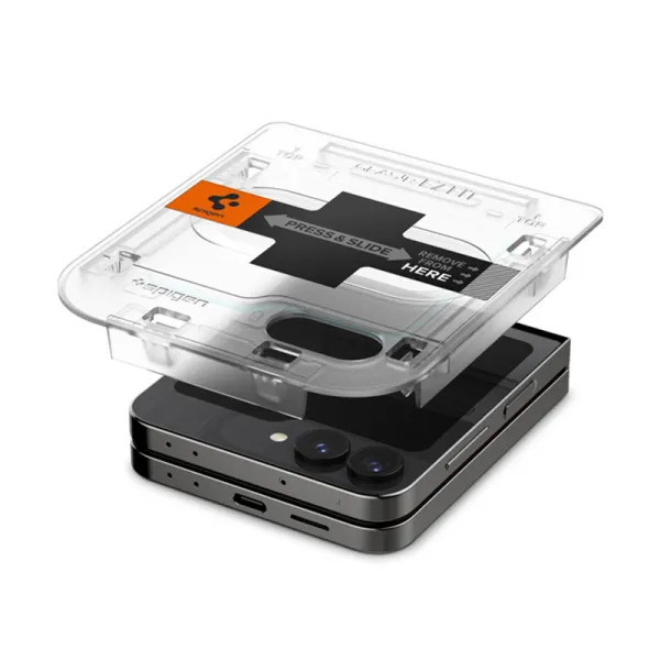 Spigen Glas.TR EZ Fit 2-Pack - Tempered glass for Samsung Galaxy Z Flip 6 / 7 FE (2 pieces)