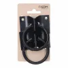 Dog parking station EDM Badge Rings 70 x 45 mm Black (2 Units)