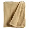 Fleece Blanket Beige (125 x 0,5 x 150 cm) (12 Units)