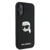 Karl Lagerfeld Silicone Karl Head Print MagSafe - Case iPhone 16 (black)