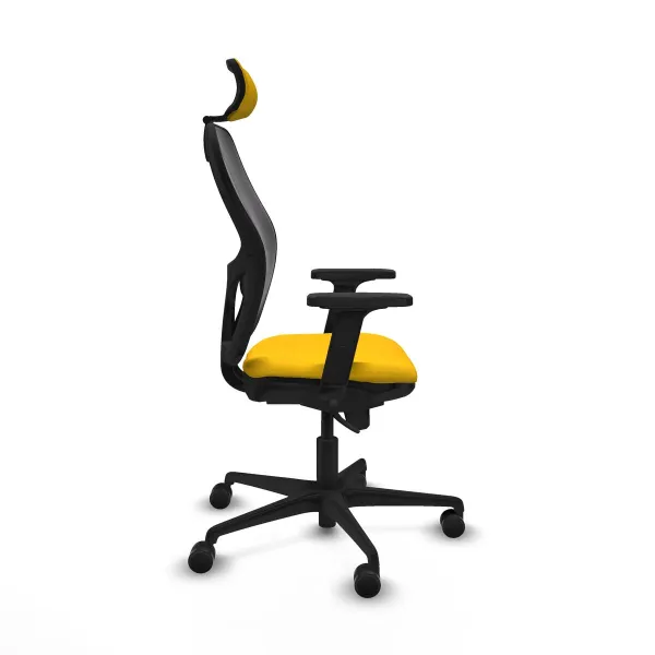 Ofiso kėdė su atrama galvai Jorquera Piqueras y Crespo 2D036N2 Geltona