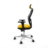 Office Chair with Headrest Jorquera Piqueras y Crespo 2D086N2 Yellow