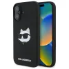 Karl Lagerfeld Silicone Choupette Head Print MagSafe - Case iPhone 16 (black)