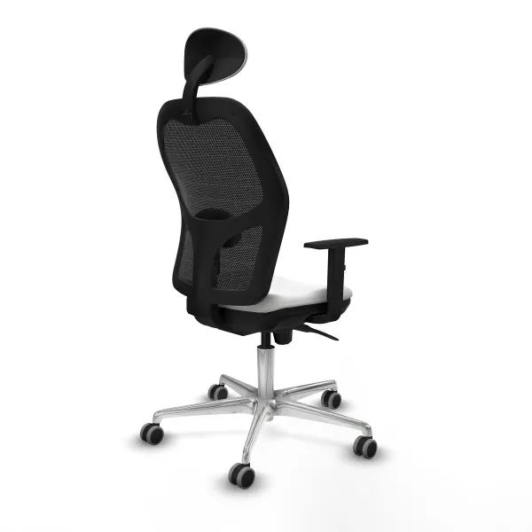 Office Chair with Headrest Jorquera Piqueras y Crespo 1D086G1 White