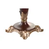 Centerpiece DKD Home Decor 24,5 x 24,5 x 20 cm Golden White Dark brown Neoclassical (2 Units)