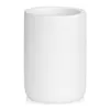 Toothbrush Holder Andrea House White Matt Polyresin (Ø 7 x 10 cm)