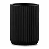 Toothbrush Holder Andrea House Black Matt Resin (Ø 7 x 9,5 cm)