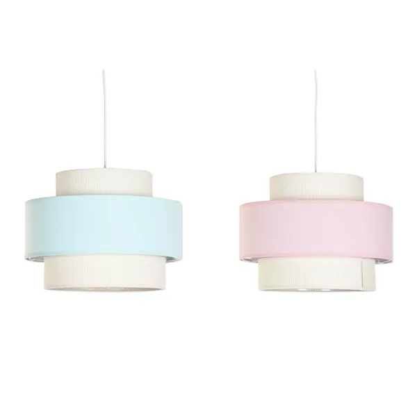 Ceiling Light DKD Home Decor 40 x 40 x 30 cm Green Light Pink 50 W (2 Units)